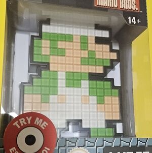Super Mario Bros. Luigi Pixel Pal 010 Light Up Figure